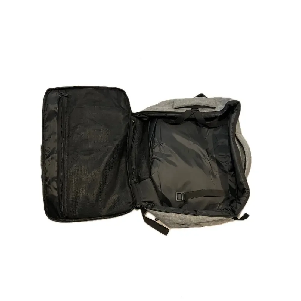 Target Clamshell Gray Black Padded Backpack 20